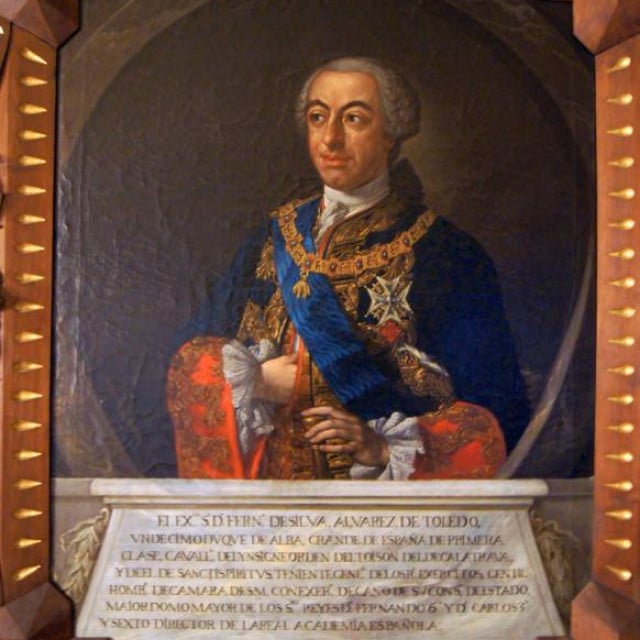 Retrato de Fernando de Silva Álvarez de Toledo conservado en la RAE