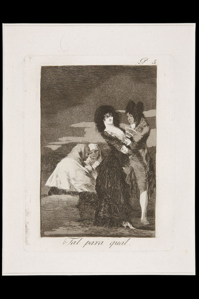 «Tal para qual», de Francisco de Goya, 1799