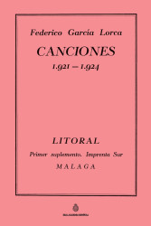 Federico García Lorca, Canciones (1921-1924)